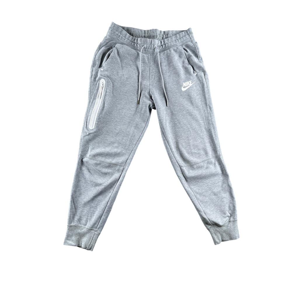 Nike Tech Fleece Joggers Mens Small Heather Gray Tapered Sweatpants CU4495-063